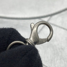 Load image into Gallery viewer, CHANEL CC Logo Club Monaco Chain Tote Bag Silver Shiny Calf Leather