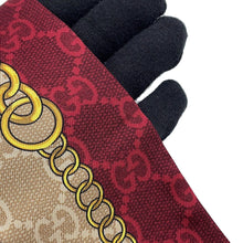 Load image into Gallery viewer, GUCCI Printed Silk Twill Ribbon Beige/Red774819 Silk