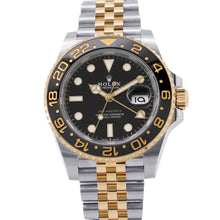 Load image into Gallery viewer, ROLEX GMT MasterⅡ W40mm Stainless Steel K18YG Black Dial126713GRNR