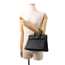 将图像加载到图库查看器中,HERMES Birkin Black Togo Leather Size 25