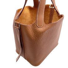 将图像加载到图库查看器中,HERMES Picotin Lock Gold Taurillon Clemence Size PM