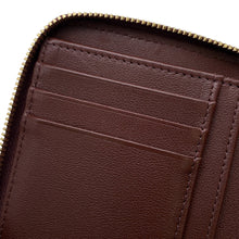 将图像加载到图库查看器中,CHANEL CC Logo Round Zip Compact Wallet BrownAP4918 Grained Goatskin Leather
