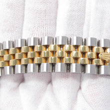 Load image into Gallery viewer, ROLEX Datejust W36mm Stainless Steel K18YG Champagne con Pewter Dial116233G