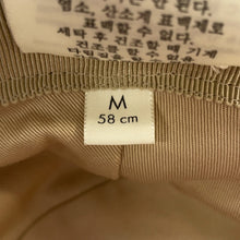 将图像加载到图库查看器中,GUCCI GG Canvas Fedora Hat Size M Beige/Brown576587 Canvas Leather