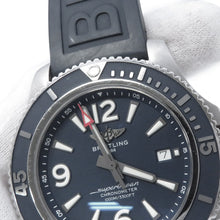 将图像加载到图库查看器中,BREITLING Superocean Automatic 44 W44mm Stainless Steel Rubber Blue DialA17367