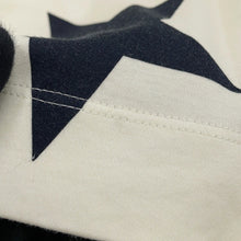 将图像加载到图库查看器中,LOUIS VUITTON LV Logo Star Chain Dress Size M White/Black Cotton100%