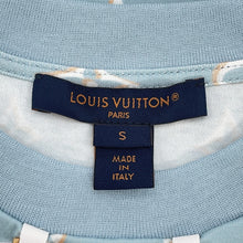 Load image into Gallery viewer, LOUIS VUITTON Monogram T-shirt dress Size S Light Blue1ABYHV Cotton100%