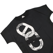 Load image into Gallery viewer, HERMES Twillaine Chaine d'Ancre Top Size 36 Black/White2E2826DS Silk100%