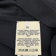 Load image into Gallery viewer, HERMES Twillaine Chaine d'Ancre Top Size 36 Black/White2E2826DS Silk100%