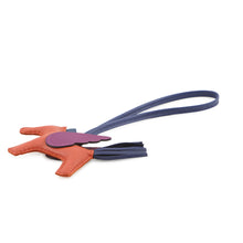 将图像加载到图库查看器中,HERMES Rodeo Pegasus Cornelian/Anemone/Blue Saphir Lambskin Size PM