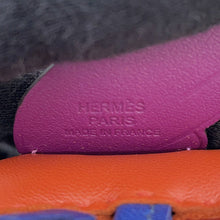 将图像加载到图库查看器中,HERMES Rodeo Pegasus Cornelian/Anemone/Blue Saphir Lambskin Size PM