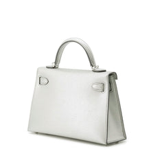 Load image into Gallery viewer, HERMES Mini Kelly 2 Argent Chevre Shamqila