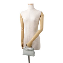 Load image into Gallery viewer, HERMES Mini Kelly 2 Argent Chevre Shamqila