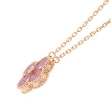 Load image into Gallery viewer, Van Cleef & Arpels Vintage Alhambra 1PD Necklace 2021 Holiday CollectionVCARP7TD00 18K Pink Gold