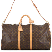 将图像加载到图库查看器中,LOUIS VUITTON Keepall Bandouliere BrownM41412 Monogram Size 60