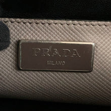 将图像加载到图库查看器中,PRADA Saffiano Leather Handbag GrayBN2823 Saffiano LeatherLeather