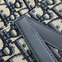 Load image into Gallery viewer, Dior Oblique saddlebag Navy/BeigeM0456CTZQ Canvas Leather Size Mini