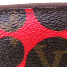 Load image into Gallery viewer, LOUIS VUITTON Zippy Wallet RedM60450 Monogram Pumpkin Dot/Yayoi Kusama