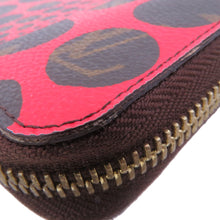 Load image into Gallery viewer, LOUIS VUITTON Zippy Wallet RedM60450 Monogram Pumpkin Dot/Yayoi Kusama