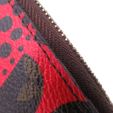 将图像加载到图库查看器中,LOUIS VUITTON Zippy Wallet RedM60450 Monogram Pumpkin Dot/Yayoi Kusama