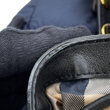 Load image into Gallery viewer, BURBERRY Backpack Navy3830888 Nylon Leather
