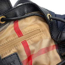 Load image into Gallery viewer, BURBERRY Backpack Navy3830888 Nylon Leather