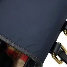 Load image into Gallery viewer, BURBERRY Backpack Navy3830888 Nylon Leather