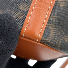 Load image into Gallery viewer, CELINE Drawstring Shoulder Bag Tan10H492 Leather PVC Size micro