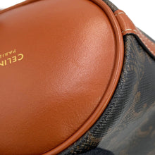 Load image into Gallery viewer, CELINE Drawstring Shoulder Bag Tan10H492 Leather PVC Size micro