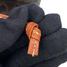 将图像加载到图库查看器中,CELINE Drawstring Shoulder Bag Tan10H492 Leather PVC Size micro