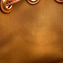 Load image into Gallery viewer, CELINE Drawstring Shoulder Bag Tan10H492 Leather PVC Size micro