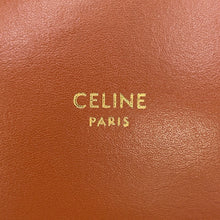 Load image into Gallery viewer, CELINE Drawstring Shoulder Bag Tan10H492 Leather PVC Size micro