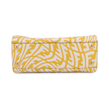 Load image into Gallery viewer, FENDI FF Verdigo Peekaboo Yellow/White8BN244 Leather Size Mini