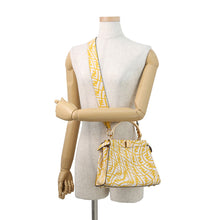 Load image into Gallery viewer, FENDI FF Verdigo Peekaboo Yellow/White8BN244 Leather Size Mini