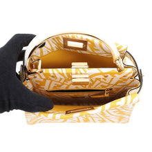 Load image into Gallery viewer, FENDI FF Verdigo Peekaboo Yellow/White8BN244 Leather Size Mini