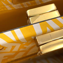 Load image into Gallery viewer, FENDI FF Verdigo Peekaboo Yellow/White8BN244 Leather Size Mini