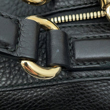 Load image into Gallery viewer, GUCCI Soho Interlocking G Mini Travel Bag Black282302 Leather