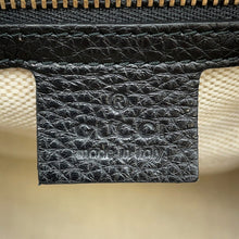 Load image into Gallery viewer, GUCCI Soho Interlocking G Mini Travel Bag Black282302 Leather