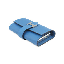 将图像加载到图库查看器中,HERMES Bearn Key Case Blue jellyfish Epsom