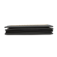 Load image into Gallery viewer, Bottega Veneta INTRECCIATO Chain wallet Black/Gold Leather/Nylon