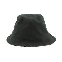 Load image into Gallery viewer, LOUIS VUITTON Bonnet Distorted Damier Reversible Bucket Hat Size 58 Black/WhiteMP2946 Cotton100%