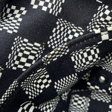 Load image into Gallery viewer, LOUIS VUITTON Bonnet Distorted Damier Reversible Bucket Hat Size 58 Black/WhiteMP2946 Cotton100%