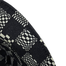 Load image into Gallery viewer, LOUIS VUITTON Bonnet Distorted Damier Reversible Bucket Hat Size 58 Black/WhiteMP2946 Cotton100%