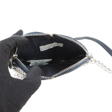 Load image into Gallery viewer, Stella McCartney Kids Heart Chain Shoulder Bag Navy Leather Glitter