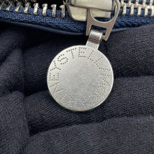 Load image into Gallery viewer, Stella McCartney Kids Heart Chain Shoulder Bag Navy Leather Glitter