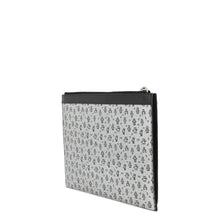 Load image into Gallery viewer, SAINT LAURENT PARIS Robot Clutch Bag Silver/Black397294 Leather