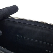 Load image into Gallery viewer, SAINT LAURENT PARIS Robot Clutch Bag Silver/Black397294 Leather
