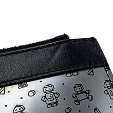 Load image into Gallery viewer, SAINT LAURENT PARIS Robot Clutch Bag Silver/Black397294 Leather