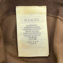 将图像加载到图库查看器中,GUCCI checked fedora hat Size M Brown627041 Wool100%