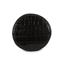 Load image into Gallery viewer, BALENCIAGA Drawstring 2-Way Bucket Bag Black638342 Croco embossed Size XS